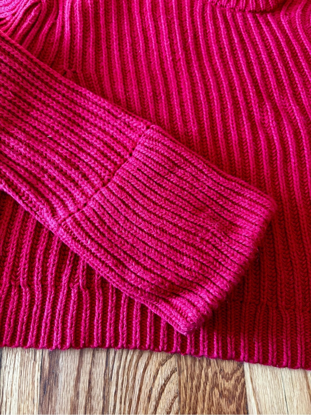 J. Crew Ribbed Crewneck Sweater in Red - Picture 4 of 7
